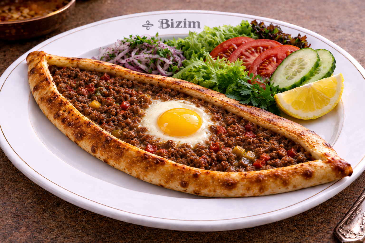 KIYMALI YUMURTALI PİDE
